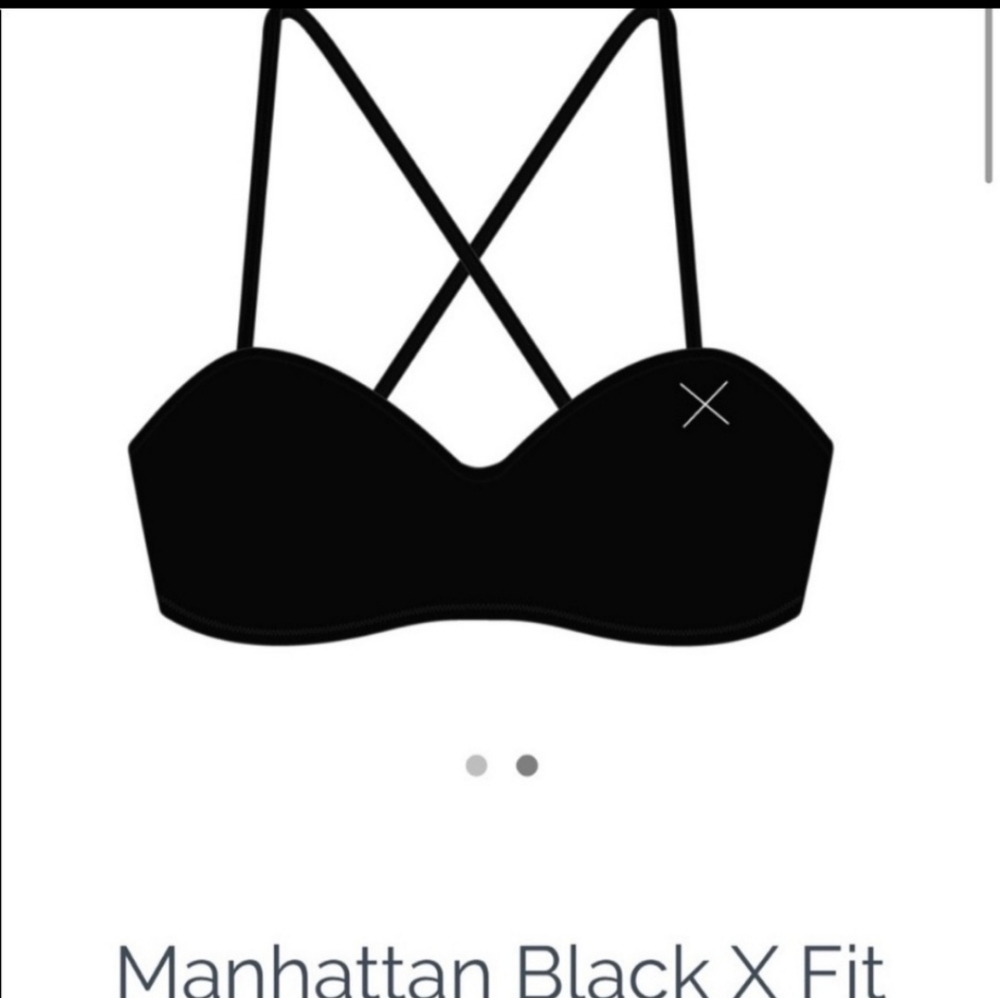 Boutine LA bikini top in Manhattan Black
